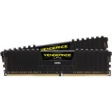 Corsair 16 Go DDR4-3600 Kit, Mémoire vive Noir, CMK16GX4M2D3600C16, Vengeance LPX, XMP