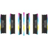 Corsair 64 Go DDR5-6000 Kit, Mémoire vive Noir, CMH64GX5M2B6000C40, Vengeance RGB, XMP