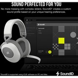 Corsair HS65 Wireless casque gaming over-ear Blanc