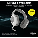Corsair HS65 Wireless casque gaming over-ear Blanc