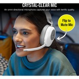 Corsair HS65 Wireless casque gaming over-ear Blanc