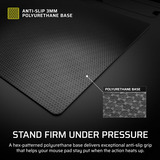 Corsair MM Glass, Tapis de souris gaming Noir