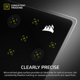 Corsair MM Glass, Tapis de souris gaming Noir