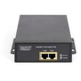 Digitus Injecteur Gigabit Ethernet PoE++ 802.3at, 95 W, PoE-Injecteur Noir