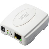 Digitus Serveur d’impression Fast Ethernet, USB 2.0, Serveur d'impression Blanc, USB 2.0, Blanc, Taïwan, Ethernet LAN, IEEE 802.3, IEEE 802.3u, 10,100 Mbit/s, TCP/IP, IPX/SPX, NetBEUI, AppleTalk,