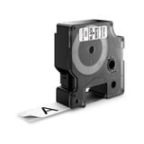 Dymo D1 ORIGINAL Ruban d'étiquettes, noir sur blanc, 19mm x 3,5m 