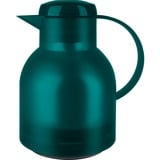 Emsa SAMBA thermos 1 L Turquoise, Verseuse isotherme Turquoise/transparent, 1 L, Turquoise, Polypropylène (PP), 12 h, 24 h, 178 mm