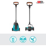 GARDENA HandyMower 22/18V P4A, Tondeuse à gazon Gris/Turquoise, 14620-20, Batterie incluse