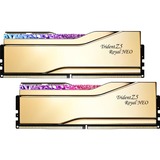 G.Skill 32 Go DDR5-8000 (2x 16 Go) Dual-kit, Mémoire vive Or, F5-8000J3848H16GX2-TR5NG, Trident Z5 Royal Neo, AMD EXPO
