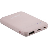 Intenso XS5000 Lithium Polymère (LiPo) 5000 mAh Rose, Powerbank Rose, 5000 mAh, Lithium Polymère (LiPo), Rose