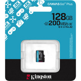 Kingston Canvas Go! Plus microSDXC 128 Go, Carte mémoire Noir, Class 10, UHS-I U3, V30, A2
