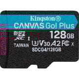 Kingston SDCG4/128GBSP, Carte mémoire Noir