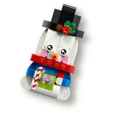 LEGO Bonhommes de neige décoratifs saisonniers, Jouets de construction Jeu de construction, 6 an(s), Plastique, 168 pièce(s), 198 g