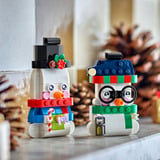 LEGO Bonhommes de neige décoratifs saisonniers, Jouets de construction Jeu de construction, 6 an(s), Plastique, 168 pièce(s), 198 g