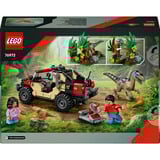 LEGO Jurassic World - Évasion tout-terrain du raptor, Jouets de construction 76972