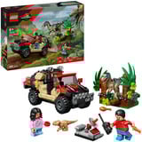 Le vélociraptor et l’évasion en 4x4, Jouets de construction