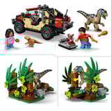 LEGO Le vélociraptor et l’évasion en 4x4, Jouets de construction 