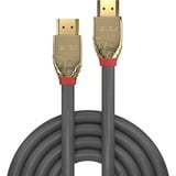 Lindy Câble HDMI Ultra High Speed Gold Line, 5m Gris, 5m, 5 m, HDMI Type A (Standard), HDMI Type A (Standard), Gris