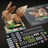Mattel Pokémon – Évoli en Mouvement, Jouets de construction Jeu de construction, 18 an(s), Plastique, 1366 pièce(s), 1,99 kg