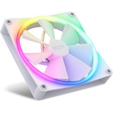 NZXT F140 RGB DUO Twin 140x140x25, Ventilateur de boîtier Blanc, 2 pièces, contrôleur RGB inclus