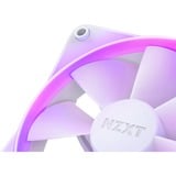 NZXT F140 RGB DUO ventilateurs de boîtier Blanc, 2 pièces, 140 x 140 x 25 mm, PWM, contrôleur inclus