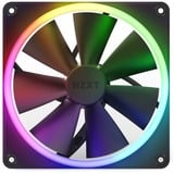 NZXT F140 RGB ventilateur de boîtier Noir, 140 x 140 x 26 mm, PWM, sans contrôleur