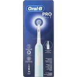 Procter & Gamble Pro 1 Sensitive Clean Adulte Brosse à dents rotative oscillante Bleu, Brosse a dents electrique Turquoise, Adulte, Brosse à dents rotative oscillante, Soin quotidien, Sensible, Blanchiment, 20000 mouvements par minute, Bleu, 8800 mouvements par minute