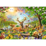 Ravensburger Puzzle enfant Famille de cerfs gracieux 