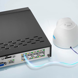 Reolink NVS8-8MD4 kit de vidéo-surveillance Avec fil 8 canaux, Bundle Avec fil, Dôme, RJ-45, Intérieur & extérieur, 700 lm, 6500 K