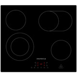 Respekta 15110000000726, Jeu de cuisinière Noir