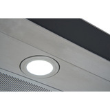 Respekta 19050000000321, Hotte aspirante Acier inoxydable/Noir