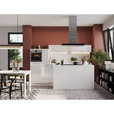 Respekta Cara, Hotte aspirante Acier inoxydable/Noir