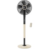 Rowenta Turbo Silence Extreme+ VU5880F0 ventilateur Noir, Bois Noir/bois, Ventilateur à lame domestique, Noir, Bois, Sol, 40 cm, 4800 m³/h, 1300 - 1450 mm