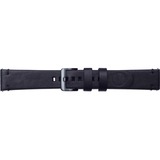 Samsung Bracelet en cuir Essex de Strap Studio, Bracelet-montre Noir
