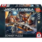 Schmidt Spiele Michele Farella : Mondes étoilés magiques - En apesanteur dans l'espace, Puzzle 