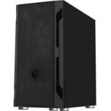 SilverStone FARA H1M Micro Tower Noir boîtier midi tower Noir | 3x USB-A | Verre Trempé