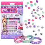Spin Master POP STYLE PACK STRASS ET PAILLETTES Cool Maker, Bricolage Cool Maker POP STYLE PACK STRASS ET PAILLETTES, Kit de fabrication de bracelets pour enfants, 7 an(s), Multicolore