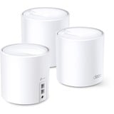 TP-Link Deco X60 Bi-bande (2,4 GHz / 5 GHz) Wi-Fi 6 (802.11ax) Blanc 2 Interne, Routeur maillé Blanc, Blanc, Interne, Énergie, Statut, Bi-bande (2,4 GHz / 5 GHz), Wi-Fi 6 (802.11ax), 802.11a, 802.11b, 802.11g, Wi-Fi 4 (802.11n), Wi-Fi 5 (802.11ac), Wi-Fi 6 (802.11ax)