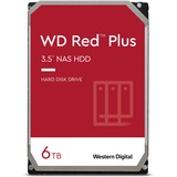 WD WD Red Plus 3.5" 6000 Go Série ATA III, Disque dur 3.5", 6000 Go, 5400 tr/min