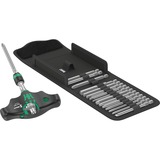 Wera Kraftform Kompakt 400 RA Set 1, 17 pièces, Set d'embouts de vissage Noir/Vert