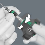 Wera Kraftform Kompakt 400 RA Set 1, 17 pièces, Set d'embouts de vissage Noir/Vert