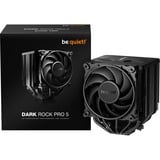 be quiet! Dark Rock Pro 5, Refroidisseur CPU Noir, Connecteur de ventilateur PWM à 4 broches