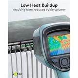 goobay Câble de raccord ultrafin Cat.8.1 slim, U/FTP Gris