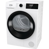 gorenje DHNE83 sèche-linge Pose libre Charge avant 8 kg Blanc, Sèche-linge pompe à chaleur à condensation Blanc/Noir, Pose libre, Charge avant, Pompe à chaleur, Blanc, Boutons, Rotatif, LED