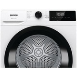 gorenje DHNE83 sèche-linge Pose libre Charge avant 8 kg Blanc, Sèche-linge pompe à chaleur à condensation Blanc/Noir, Pose libre, Charge avant, Pompe à chaleur, Blanc, Boutons, Rotatif, LED