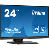 iiyama ProLite T2454MSC-B2AG écran plat de PC 60,5 cm (23.8") 1920 x 1080 pixels Full HD LED Écran tactile Multi-utilisateur Noir Moniteur  Noir (Mat), 60,5 cm (23.8"), 1920 x 1080 pixels, Full HD, LED, 4 ms, Noir