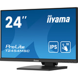 iiyama ProLite T2454MSC-B2AG écran plat de PC 60,5 cm (23.8") 1920 x 1080 pixels Full HD LED Écran tactile Multi-utilisateur Noir Moniteur  Noir (Mat), 60,5 cm (23.8"), 1920 x 1080 pixels, Full HD, LED, 4 ms, Noir
