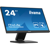 iiyama ProLite T2454MSC-B2AG écran plat de PC 60,5 cm (23.8") 1920 x 1080 pixels Full HD LED Écran tactile Multi-utilisateur Noir Moniteur  Noir (Mat), 60,5 cm (23.8"), 1920 x 1080 pixels, Full HD, LED, 4 ms, Noir