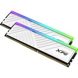 ADATA 16 Go DDR4-3600 (2x 8 Go) mémoire vive Blanc, AX4U36008G18I-DTWHD35G, XMP 2.0