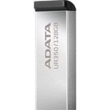 ADATA UR350 lecteur USB flash 128 Go USB Type-A 3.2 Gen 1 (3.1 Gen 1) Noir, Argent, Clé USB Nickel/Noir, 128 Go, USB Type-A, 3.2 Gen 1 (3.1 Gen 1), 100 Mo/s, Casquette, Noir, Argent